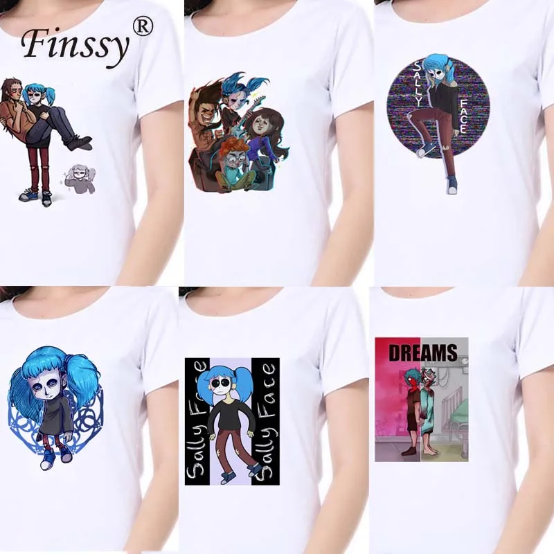 Women T-shirts Sally Face Printed Tops Tee Summer Female T shirt Short Sleeve T shirt Support Photo Custom For Women Clothing
Women T-shirts Sally Face Printed Tops Tee Summer Female T shirt Short Sleeve T shirt Support Photo Custom For Women Clothing