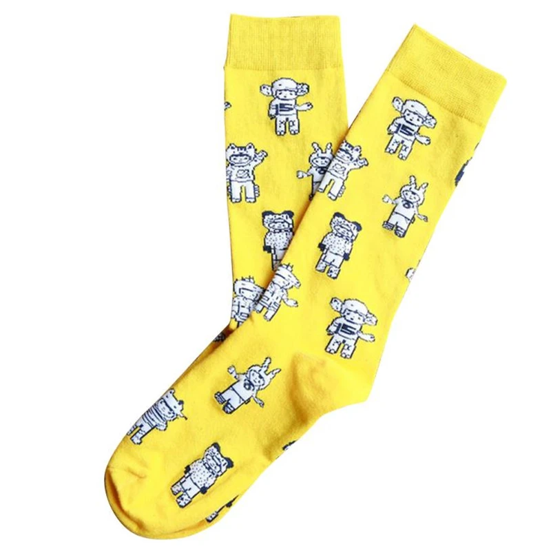 feitong 20CM-25CM 1Pairs Women robot Cartoon Printed Comfortable Sock Printing funny socks Women Yellow calcetines gift
feitong 20CM-25CM 1Pairs Women robot Cartoon Printed Comfortable Sock Printing funny socks Women Yellow calcetines gift