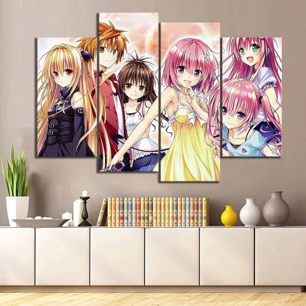 Wall Art HD Printed Home Decoration Painting 4 Panel To Love RU Poster Canvas Modern Modular Framework Pictures For Living Room
Wall Art HD Printed Home Decoration Painting 4 Panel To Love RU Poster Canvas Modern Modular Framework Pictures For Living Room