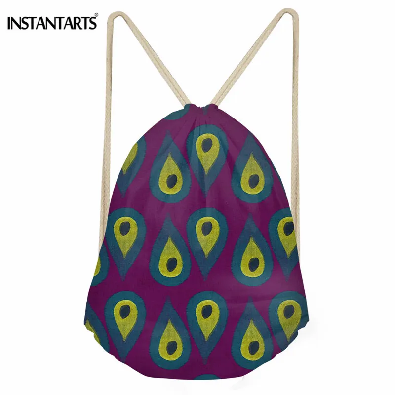 INSTANTARTS Small Drawstring Bag Outdoor Gym Bag for Girls Boys Kids Purple Peackock Printed Running String Backpack Cinch Sack
INSTANTARTS Small Drawstring Bag Outdoor Gym Bag for Girls Boys Kids Purple Peackock Printed Running String Backpack Cinch Sack