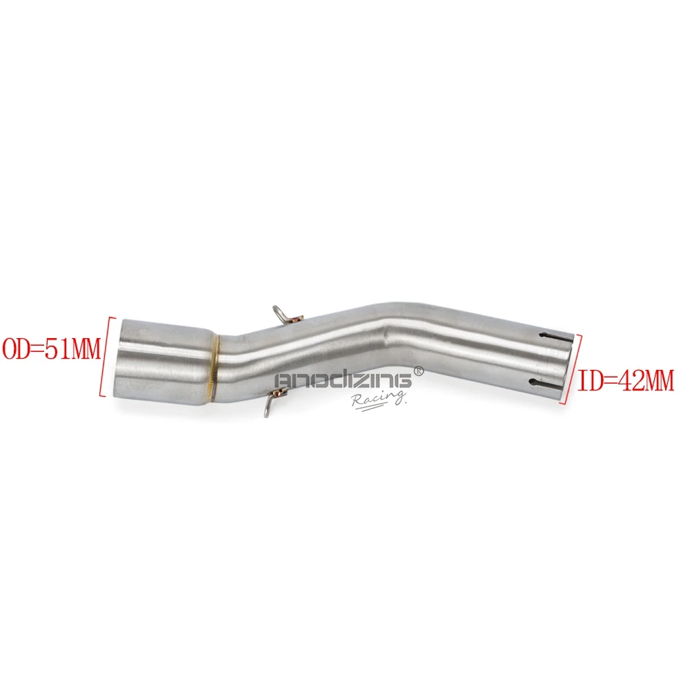 For Suzuki GSX250 250R 2016-20 Exhaust System Muffler Tip Slip On Link Mid Pipe