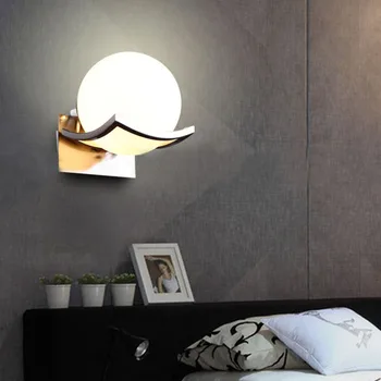Novelty Modern led wall lamp Ac 90-260v e14 metal wall lights for home school wall sconce glass sphere lighting fixtures 
Novelty Modern led wall lamp Ac 90-260v e14 metal wall lights for home school wall sconce glass sphere lighting fixtures