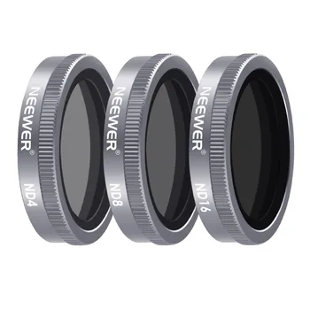 Neewer Shutter Filter Kit for DJI Mavic 2 Zoom, Includes Multi-coated ND4 ND8 ND16 Filters with Carrying Box for Outdoor Photo
Neewer Shutter Filter Kit for DJI Mavic 2 Zoom, Includes Multi-coated ND4 ND8 ND16 Filters with Carrying Box for Outdoor Photo