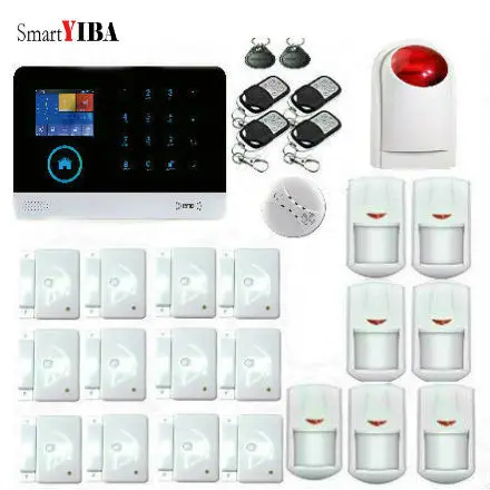 SmartYIBA WIFI IOS/Android APP Control Home/Shop Security Alarm System Motion Alarm Smoke Detector Door Magnetic Sensor Kits
SmartYIBA WIFI IOS/Android APP Control Home/Shop Security Alarm System Motion Alarm Smoke Detector Door Magnetic Sensor Kits