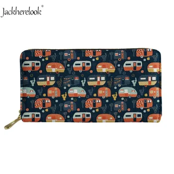Jackherelook Cartoon Camping Bus Caravan Print Women Leather Wallets Ladies Casual Clutch Coin Purse Cactus Floral Cards Holders
Jackherelook Cartoon Camping Bus Caravan Print Women Leather Wallets Ladies Casual Clutch Coin Purse Cactus Floral Cards Holders