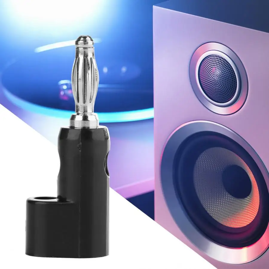 10pcs Banana Connector Black Lantern Type Speaker 4mm Lantern Banana Plug Audio Connector without Soldering
10pcs Banana Connector Black Lantern Type Speaker 4mm Lantern Banana Plug Audio Connector without Soldering