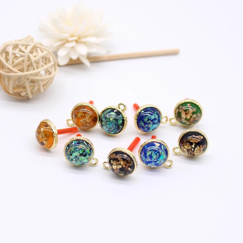 6pcs Vintage Resin Gold Foil Earring Findings Eardrop Charms Make DIY Dangle Earrings Women Aretes Jewelry Making C204
6pcs Vintage Resin Gold Foil Earring Findings Eardrop Charms Make DIY Dangle Earrings Women Aretes Jewelry Making C204
