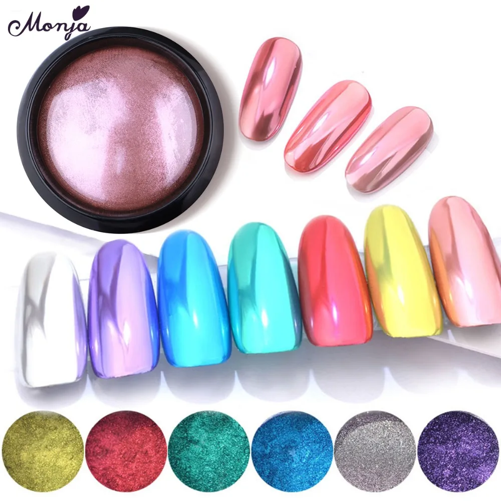 Monja 7 Color Nail Art Glitter Mirror Powder Laser Holographic Metallic Chrome Pigment Dust Manicure Decoration+1Pc Sponge Brush
Monja 7 Color Nail Art Glitter Mirror Powder Laser Holographic Metallic Chrome Pigment Dust Manicure Decoration+1Pc Sponge Brush