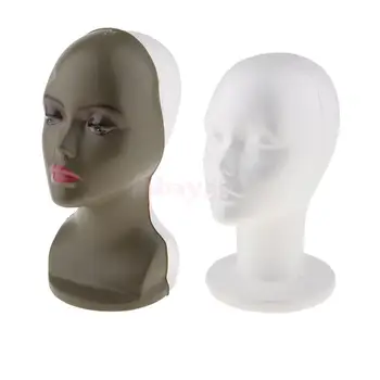 2Pcs Styrofoam Female Mannequin Manikin Head Hair Wigs Hats Caps Eye Glasses Sunglasses Display Free Stand Holder Rack
2Pcs Styrofoam Female Mannequin Manikin Head Hair Wigs Hats Caps Eye Glasses Sunglasses Display Free Stand Holder Rack