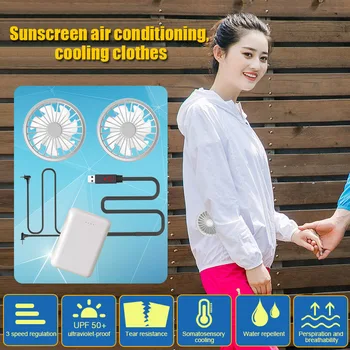 Men Women Sun Protective Coat with 2 Fans Waterproof UV Protection Fast Dry Coat New
Men Women Sun Protective Coat with 2 Fans Waterproof UV Protection Fast Dry Coat New