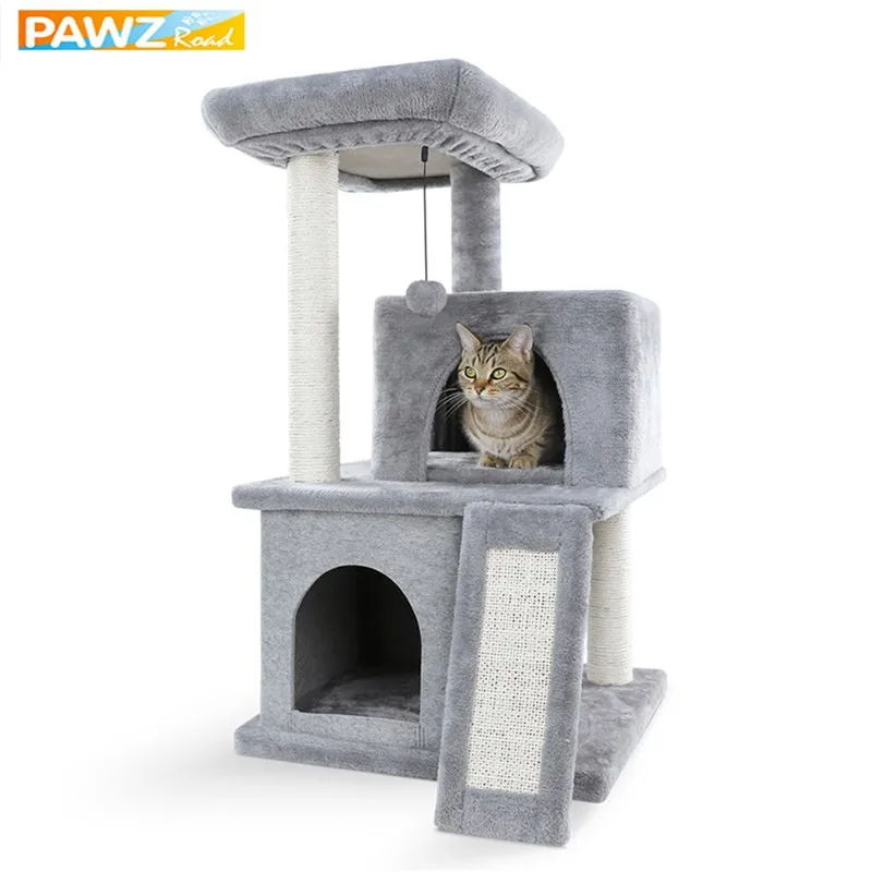 Domestic Delivery H 86cm Cat Tree Furniture Sisal Scratch Post Cat Jumping Toy Wood Kittens Pet House Play Tower Condo
Domestic Delivery H 86cm Cat Tree Furniture Sisal Scratch Post Cat Jumping Toy Wood Kittens Pet House Play Tower Condo
