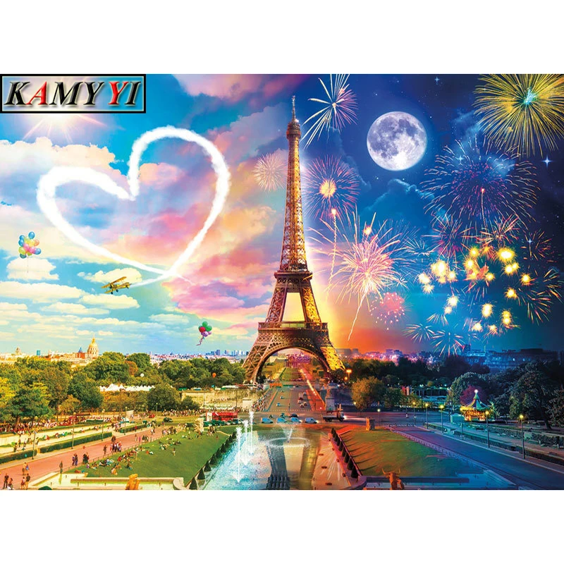5D DIY Full Square/Round Drill Diamond Painting Cross Stitch "Day&Night Paris Love" Rhinestone Embroidery Home Mosaic Decor Gift
5D DIY Full Square/Round Drill Diamond Painting Cross Stitch "Day&Night Paris Love" Rhinestone Embroidery Home Mosaic Decor Gift