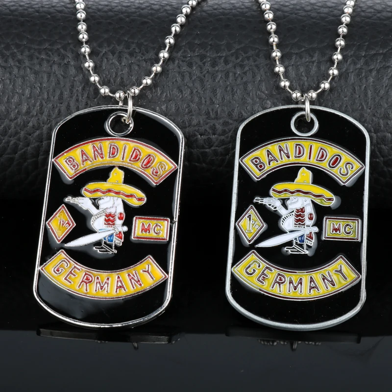 dongsheng MC Germany Bandit Necklace BANDIDOS Hip hop Punk beads Chain Robber Pendant Necklace Men's Jewelry Necklace -30
dongsheng MC Germany Bandit Necklace BANDIDOS Hip hop Punk beads Chain Robber Pendant Necklace Men's Jewelry Necklace -30