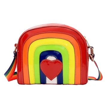 2017 Summber new women's messenger bag rainbow red heart bag pu Leather small shoulder bags women purses and handbags
2017 Summber new women's messenger bag rainbow red heart bag pu Leather small shoulder bags women purses and handbags