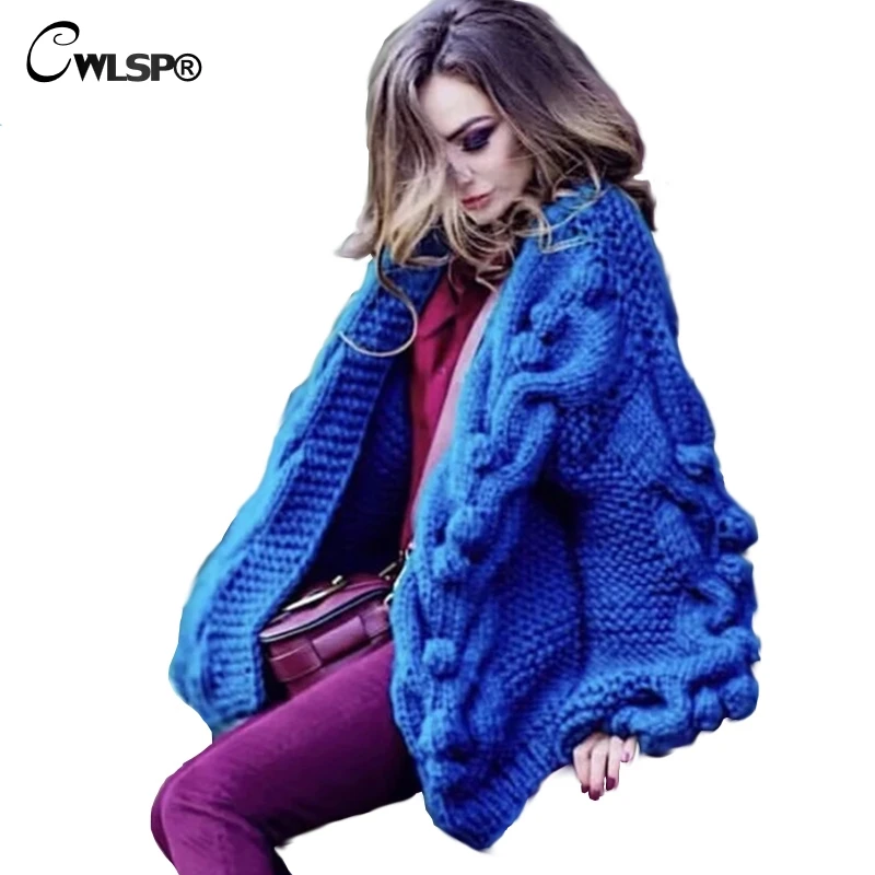 CWLSP 2018 Autumn Winter Thicken Mohair Sweater For Women Loose Knite Female Cardigan Casual Pull Femme Coat Women Cloth QZ3113
CWLSP 2018 Autumn Winter Thicken Mohair Sweater For Women Loose Knite Female Cardigan Casual Pull Femme Coat Women Cloth QZ3113