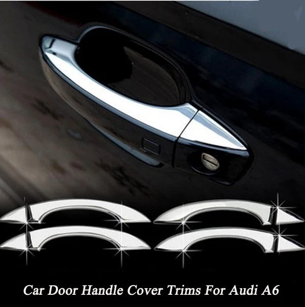 ABS Chrome Car Door Handle Cover Trim Car Exterior Door Handle Protector Strips For Audi A6 C7 2012 2013 2014 2015 Car Styling
ABS Chrome Car Door Handle Cover Trim Car Exterior Door Handle Protector Strips For Audi A6 C7 2012 2013 2014 2015 Car Styling