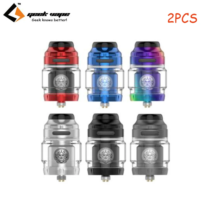 2PCS GeekVape Zeus X RTA 4.5ml Capacity Tank Support Single Dual Coil Building Electronic Cigarette Atomizer
2PCS GeekVape Zeus X RTA 4.5ml Capacity Tank Support Single Dual Coil Building Electronic Cigarette Atomizer