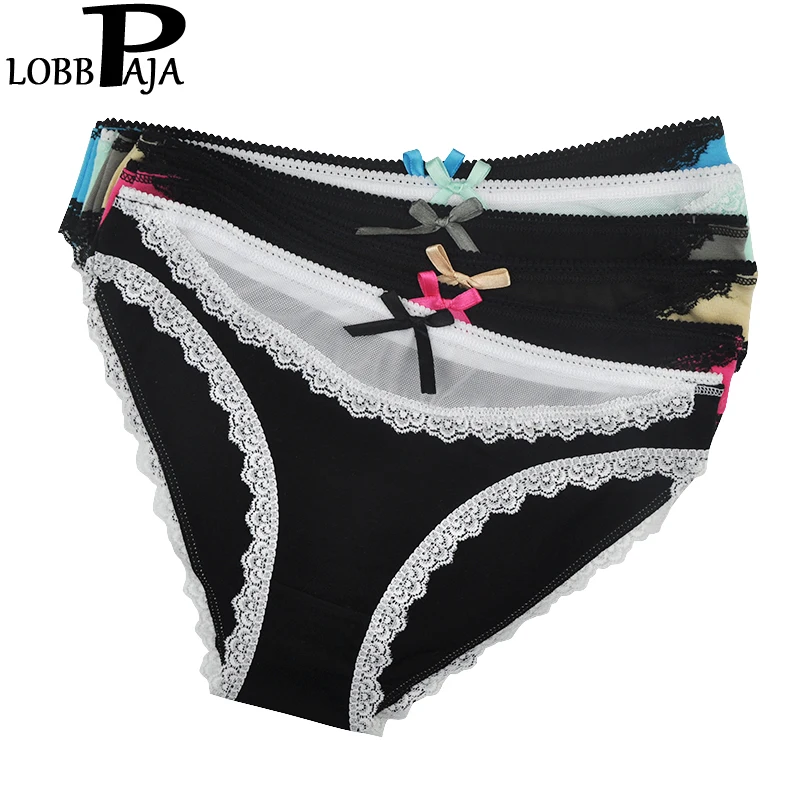 LOBBPAJA 6 PCS/Lot Women's Underwear Cotton Sexy Lace Ladies Panties Low Waist Girls Briefs Knickers Lingerie for Women M L XL
LOBBPAJA 6 PCS/Lot Women's Underwear Cotton Sexy Lace Ladies Panties Low Waist Girls Briefs Knickers Lingerie for Women M L XL