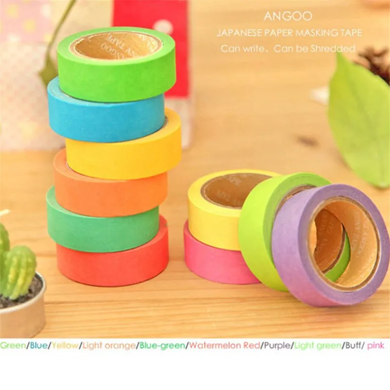 5 Pcs Rainbow Roll Diy Washi Sticky Paper Tape Masking Tape Self Adhesive Tape Scrapbooking Decorative Scrapbook Tape Gift
5 Pcs Rainbow Roll Diy Washi Sticky Paper Tape Masking Tape Self Adhesive Tape Scrapbooking Decorative Scrapbook Tape Gift