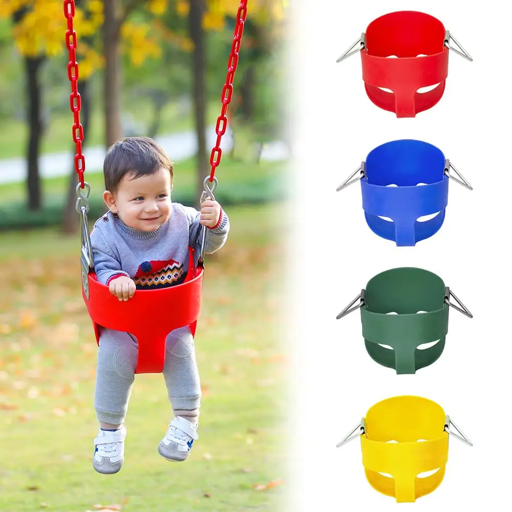 Outdoor Children Full Bucket Swing Play Kids High Back EVA Baby Swing Seat With 1.5m Coated Chain Playground For Home Garden Toy 
Outdoor Children Full Bucket Swing Play Kids High Back EVA Baby Swing Seat With 1.5m Coated Chain Playground For Home Garden Toy