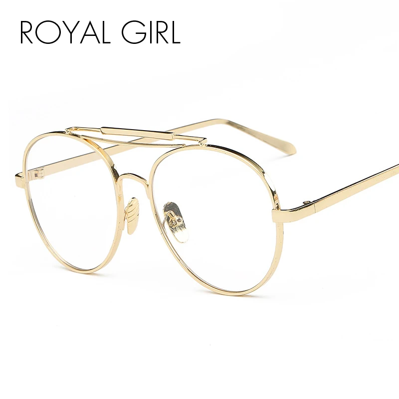ROYAL GIRL Oversize Metal Round Eyeglasses Frames Women Clear Lens Glasses Retro Optical Frames ss407
ROYAL GIRL Oversize Metal Round Eyeglasses Frames Women Clear Lens Glasses Retro Optical Frames ss407