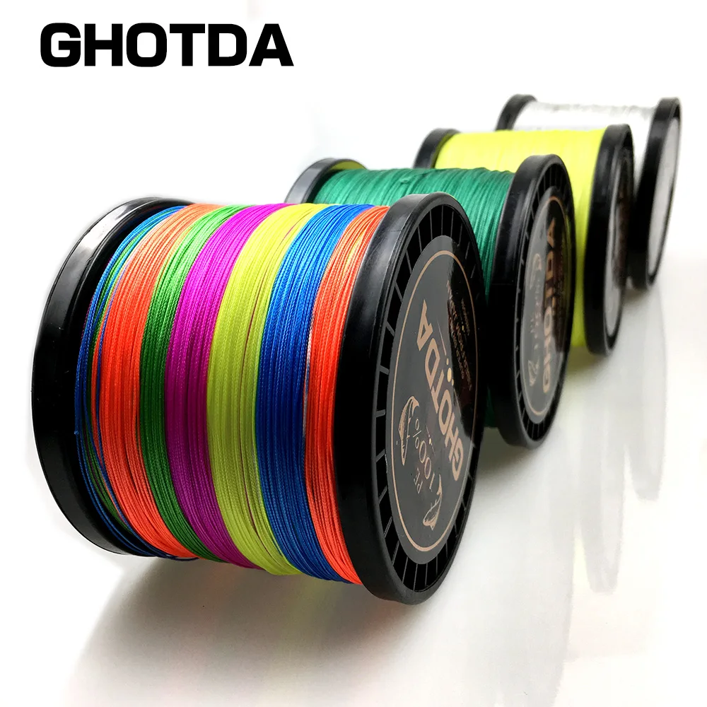 GHOTDA 1000M 500M 300M Fishing Line 18-80LB Braided Line Smooth Multifilament PE Fishing Line for Saltwater Fishing
GHOTDA 1000M 500M 300M Fishing Line 18-80LB Braided Line Smooth Multifilament PE Fishing Line for Saltwater Fishing