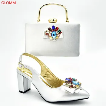 OLOMM Nigerian Party Shoe and Bag Sets Italian Shoes with Matching Bags for Women African hot sale Shoes and Bag Sets!TN1-3
OLOMM Nigerian Party Shoe and Bag Sets Italian Shoes with Matching Bags for Women African hot sale Shoes and Bag Sets!TN1-3