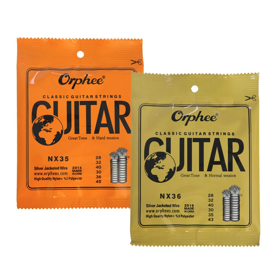 60pcs (10 Sets) Orphee Clear Nylon Silver Plated Classical Guitar Strings NX35(028-045) NX36(028-043)
60pcs (10 Sets) Orphee Clear Nylon Silver Plated Classical Guitar Strings NX35(028-045) NX36(028-043)