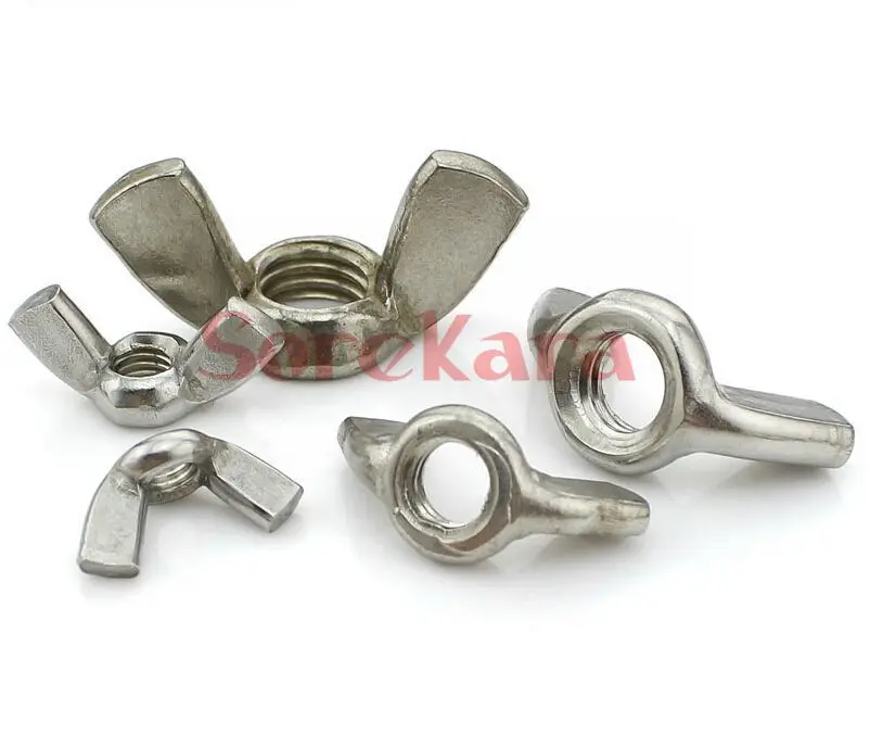 5PCS M4 M5 M6 M8 M10 M12 Metric 304 Stainless Steel Wing Nuts Thumb Butterfly Nuts Fasteners
5PCS M4 M5 M6 M8 M10 M12 Metric 304 Stainless Steel Wing Nuts Thumb Butterfly Nuts Fasteners