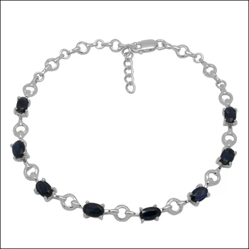 Real Qi Xuan_Free Mail Dark Blue Stone Elegant Bracelets_S925 Solid Silver Fashion Bracelets_Manufacturer Directly Sales
Real Qi Xuan_Free Mail Dark Blue Stone Elegant Bracelets_S925 Solid Silver Fashion Bracelets_Manufacturer Directly Sales