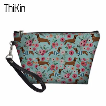 THIKIN Doxie Dachshund 3D Printing Cosmetic Cases Women Travel Organizer Make Up Bags Ladies Function Wash Kit Bag for Females
THIKIN Doxie Dachshund 3D Printing Cosmetic Cases Women Travel Organizer Make Up Bags Ladies Function Wash Kit Bag for Females