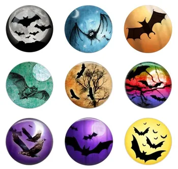 Hot sale 5pcs16mm20mm25mm Halloween Bat With Full Moon Goth Handmade Photo Glass Drop Style Cabochons Jewelry Accessories
Hot sale 5pcs16mm20mm25mm Halloween Bat With Full Moon Goth Handmade Photo Glass Drop Style Cabochons Jewelry Accessories