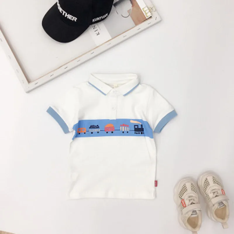 2019 New Boys Shirt Summer Turn-down Collar Children's Shirt Baby Cartoon Shirt Kid Clothes Children's Short Sleeve T-Shirt
2019 New Boys Shirt Summer Turn-down Collar Children's Shirt Baby Cartoon Shirt Kid Clothes Children's Short Sleeve T-Shirt