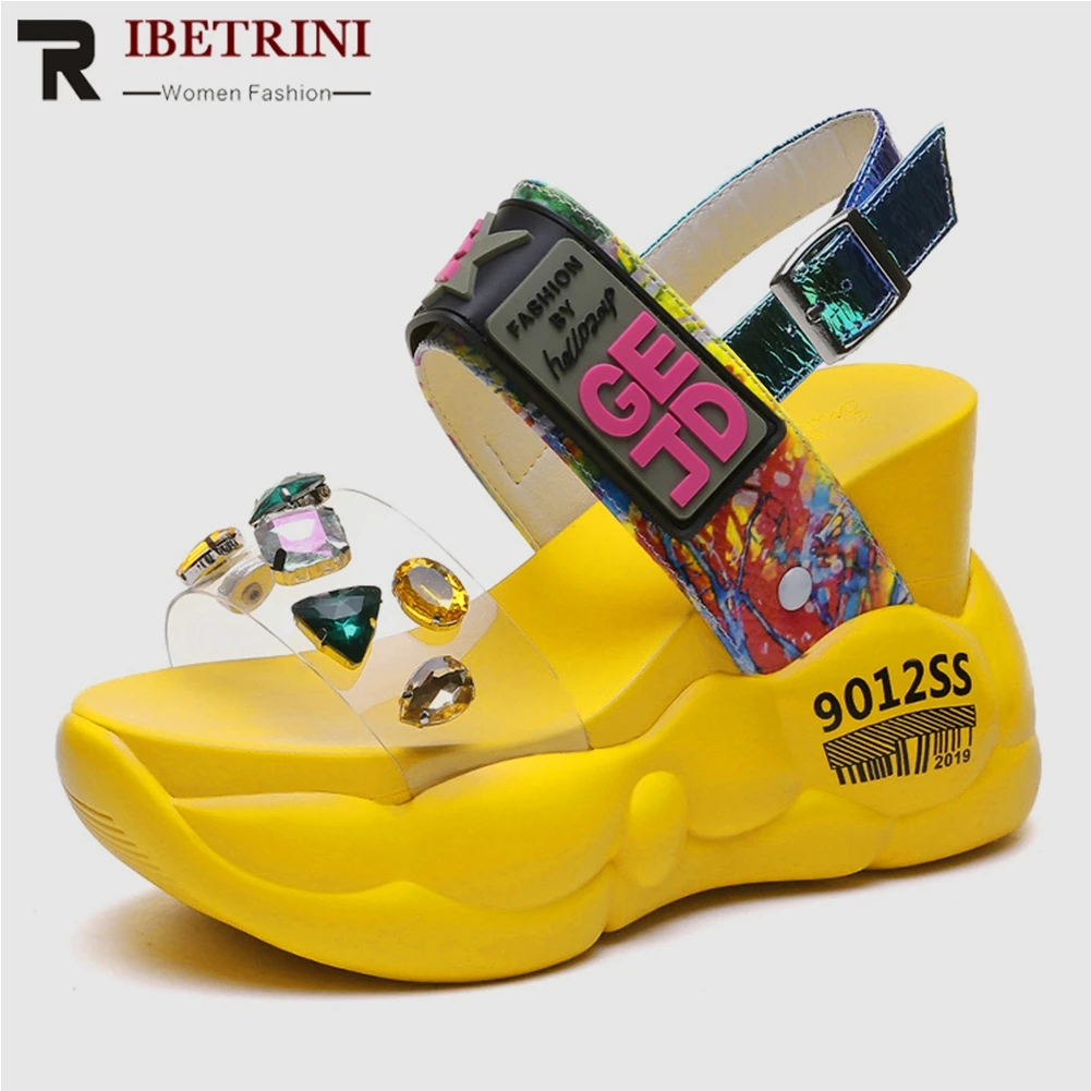 RIBETRINI New INS Hot Girl Colored Platform Sandals Women 2019 Summer Girl High Heel Sandal Casual Women Wedges Shoes Woman
RIBETRINI New INS Hot Girl Colored Platform Sandals Women 2019 Summer Girl High Heel Sandal Casual Women Wedges Shoes Woman
