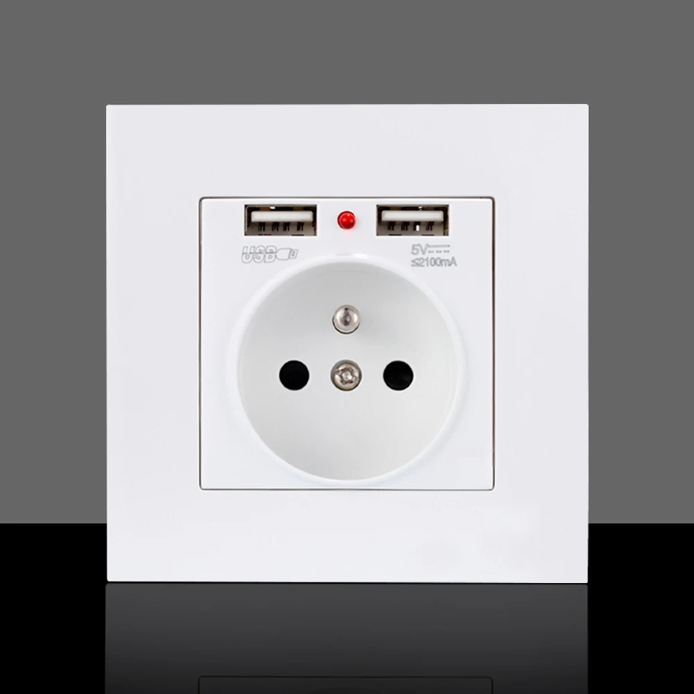 Dual USB Port Wall Charging Smart Electrical Panel Plug Socket Power Outlet Home Standard Tool Adapter Switch
Dual USB Port Wall Charging Smart Electrical Panel Plug Socket Power Outlet Home Standard Tool Adapter Switch
