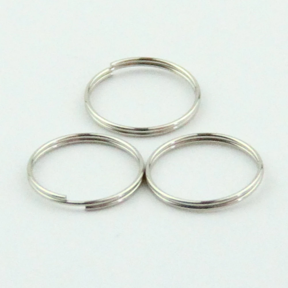15mm Chrome Metal Rings Connectors Handmade Components Chain Connectors