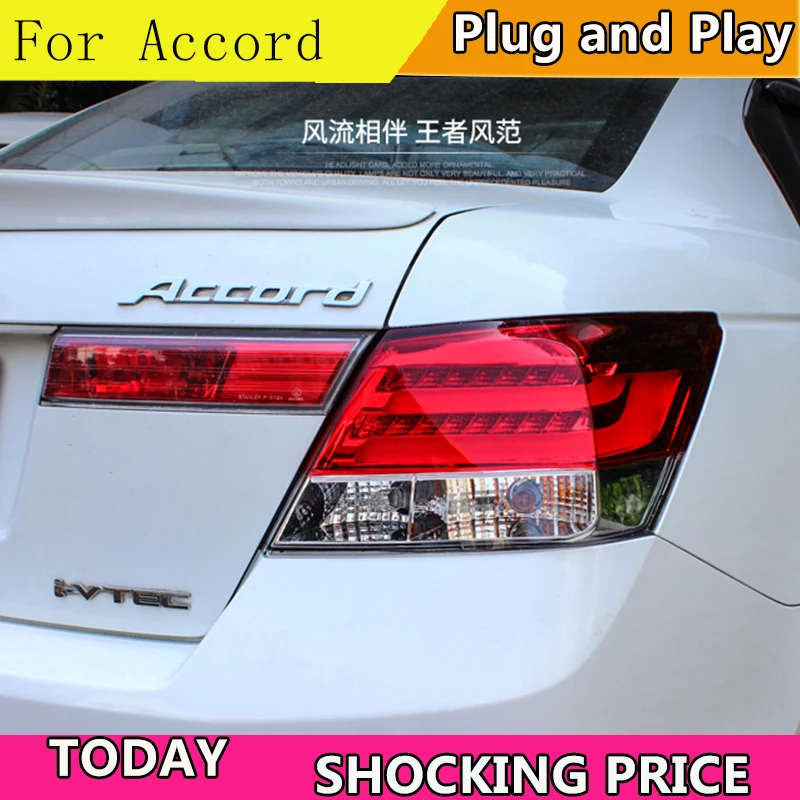 Car Styling for Accord Tail Lights 2008-2013 Accord8 LED Tail Light LED Rear Lamp LED DRL+Brake+Park+Signal
Car Styling for Accord Tail Lights 2008-2013 Accord8 LED Tail Light LED Rear Lamp LED DRL+Brake+Park+Signal