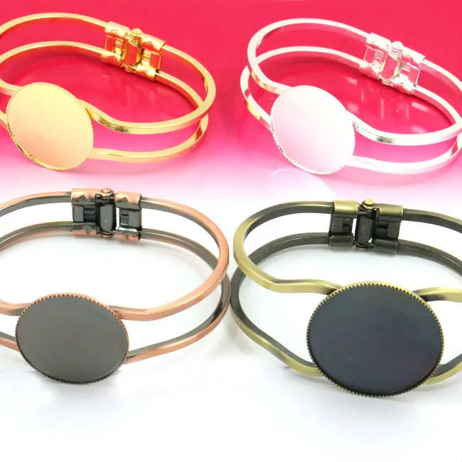Inner 25mm Tooth Bezel Cabochon Setting Bangle and Elasticity Bracelets Blank base Silver/Rose Gold/ANTIQUE BRONZE
Inner 25mm Tooth Bezel Cabochon Setting Bangle and Elasticity Bracelets Blank base Silver/Rose Gold/ANTIQUE BRONZE