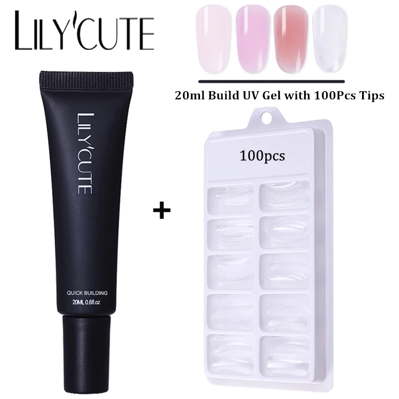 Lilycute 20ml Extension Poly UV Gel Set Quick Building UV Gel Varnish Nail Gel Polish Nail Art Tools Set Led Lamp Needed
Lilycute 20ml Extension Poly UV Gel Set Quick Building UV Gel Varnish Nail Gel Polish Nail Art Tools Set Led Lamp Needed