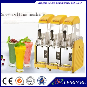 High quality three tank 36L commercial duplex slush Snow grains smoothies machine
High quality three tank 36L commercial duplex slush Snow grains smoothies machine