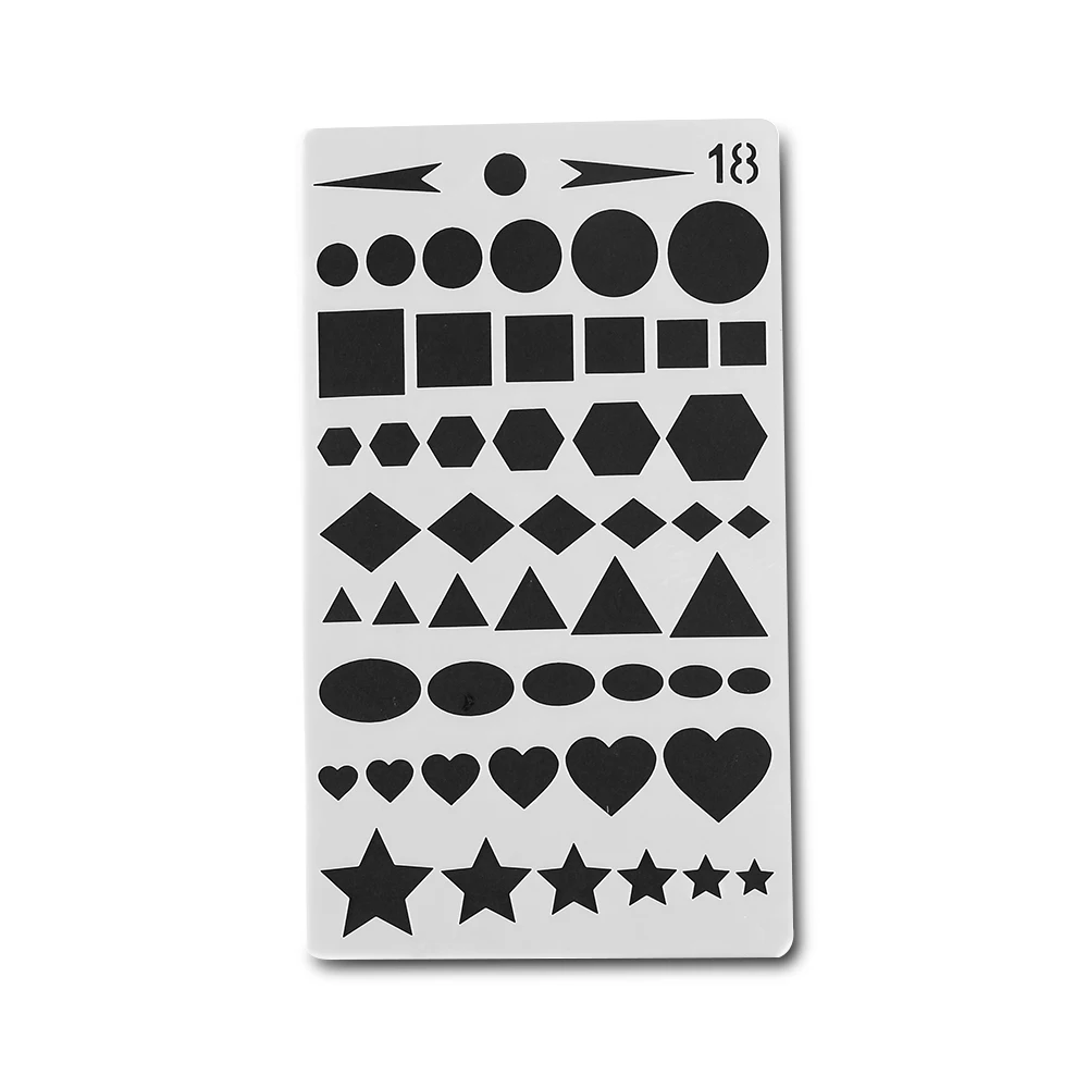 1 Pc Journal Stencil Plastic Stencils Journal/Notebook/Diary/Scrapbook Hollow DIY School Stationery Office Supplies #18
1 Pc Journal Stencil Plastic Stencils Journal/Notebook/Diary/Scrapbook Hollow DIY School Stationery Office Supplies #18