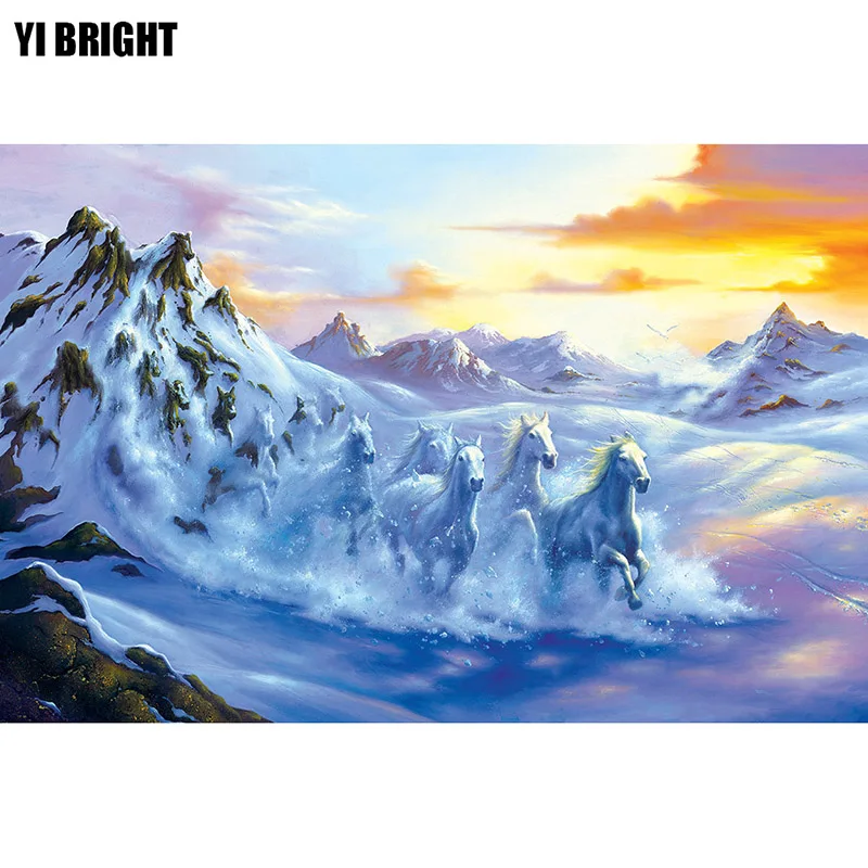 Needlework DIY 5D resin diamond painting full diamond embroidery snow running house & hill rhinestone pasted painting KBL
Needlework DIY 5D resin diamond painting full diamond embroidery snow running house & hill rhinestone pasted painting KBL