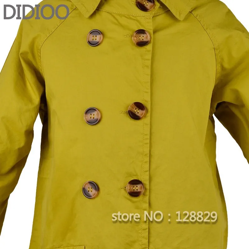 Куртка для девочек детская одежда весенне Осенняя двубортная верхняя средней