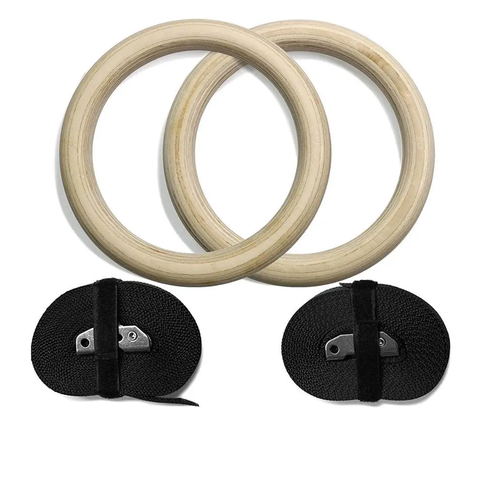1pair New Wooden 28mm Exercise Fitness Gymnastic Rings Gym Exercise Pull Ups Muscle Ups
1pair New Wooden 28mm Exercise Fitness Gymnastic Rings Gym Exercise Pull Ups Muscle Ups
