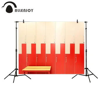 Allenjoy professional photography background red yellow changing room lockers playground backdrop professional photocall
Allenjoy professional photography background red yellow changing room lockers playground backdrop professional photocall