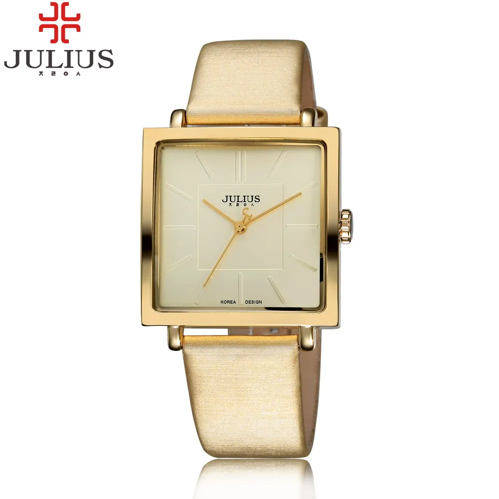 2017 JULIUS Brand Quartz Watches Women Clock Gold Square Leather Bracelet Casual Fashion Watch Ladies reloj mujer montre femme 2017 JULIUS Brand Quartz Watches Women Clock Gold Square Leather Bracelet Casual Fashion Watch Ladies reloj mujer montre femme<br><br>Aliexpress