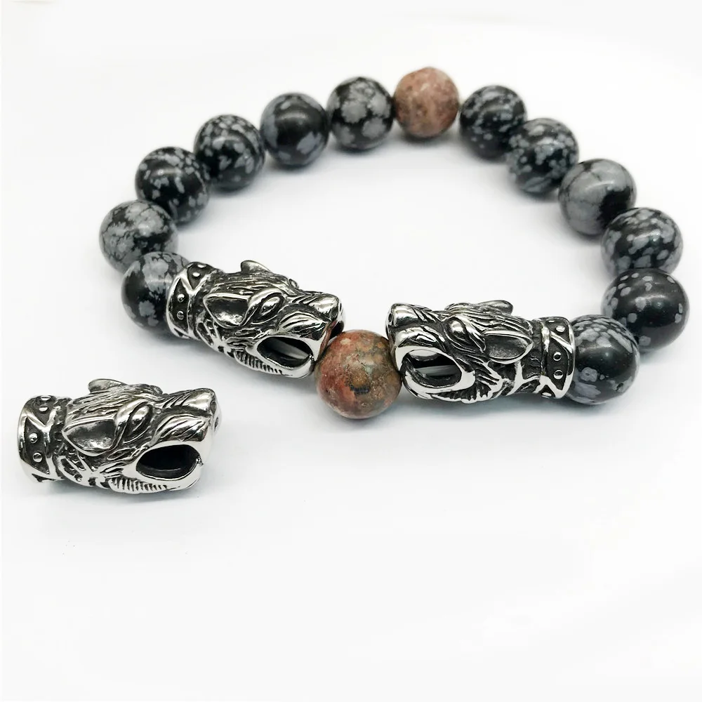 316l Stainless Steel Wolf Head Bead Accessories Metal Spacer 4mm Charms Beads DIY Beaded Bracelet For Jewelry Making
316l Stainless Steel Wolf Head Bead Accessories Metal Spacer 4mm Charms Beads DIY Beaded Bracelet For Jewelry Making