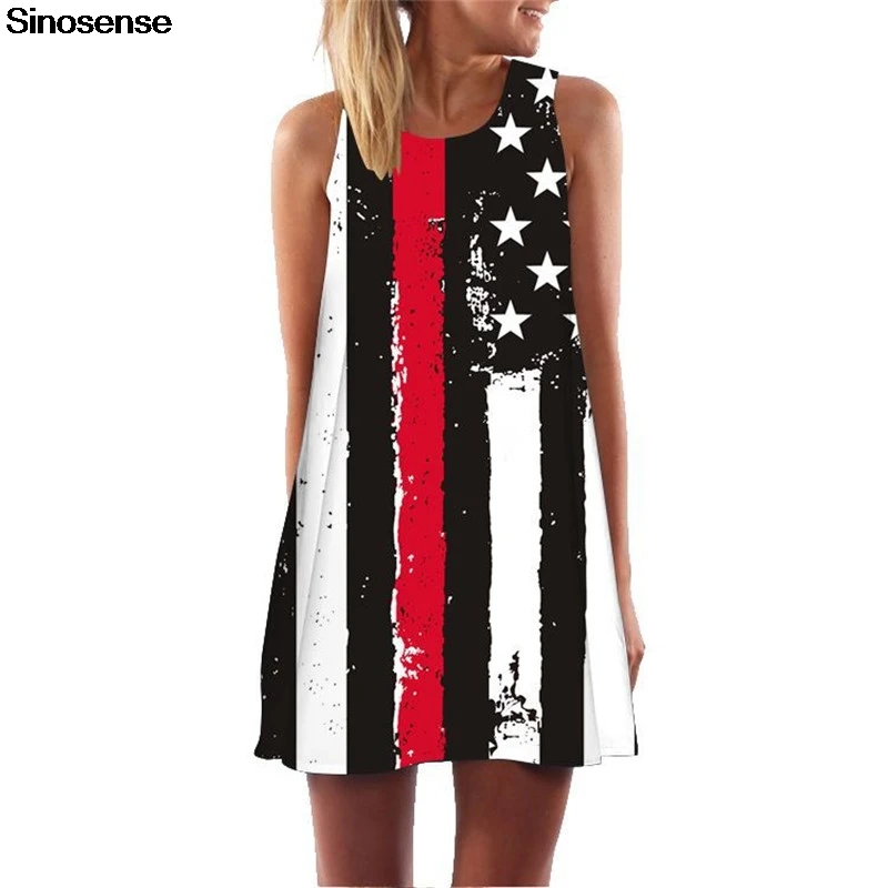 3D Summer Dress 2019 American Flag Printed Vintage Loose Chiffon Shift Dress Casual Loose Mini Short Boho Beach Dress Vestidos
3D Summer Dress 2019 American Flag Printed Vintage Loose Chiffon Shift Dress Casual Loose Mini Short Boho Beach Dress Vestidos