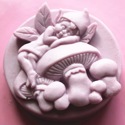 New Mushroom angel Craft Art Silicone Soap mold Craft Molds DIY Handmade soap molds
New Mushroom angel Craft Art Silicone Soap mold Craft Molds DIY Handmade soap molds