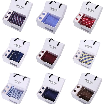 Wholeslae Custom Italian Formal Wide Men Paisley Floral Necktie Handkerchief Cufflink Sets Gentlemen Ties Gift box packing
Wholeslae Custom Italian Formal Wide Men Paisley Floral Necktie Handkerchief Cufflink Sets Gentlemen Ties Gift box packing